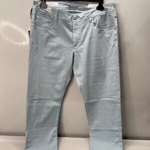 Tramarossa Mens Jeans Light Blue Size 38 Michelangelo Stretch Denim Straight Leg
